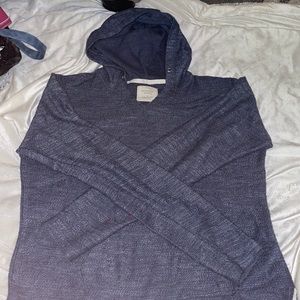 southern spirit navy blue hooded light sweatshirt | size: SMALL | BARELY WORN